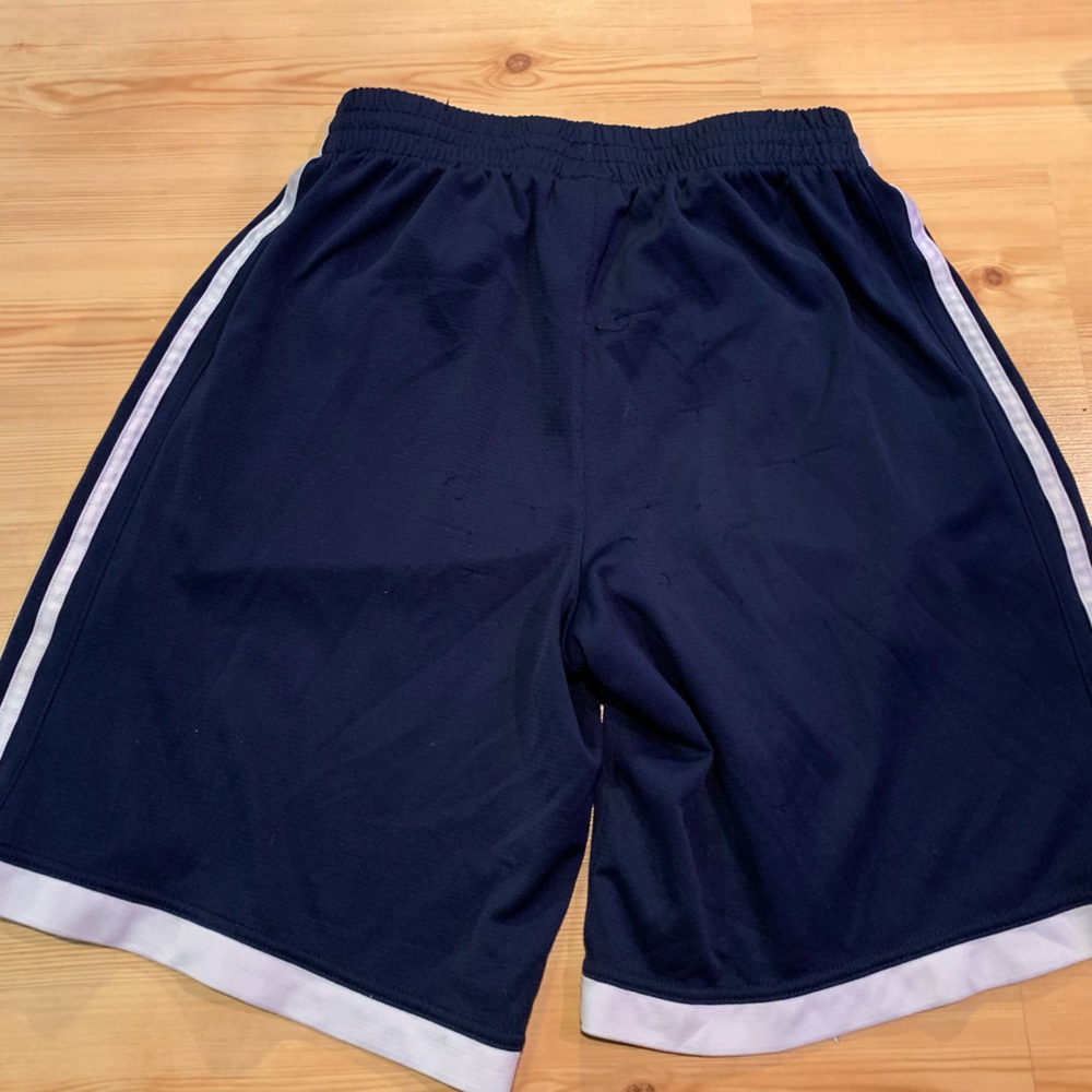 boys XL adidas athletic shorts navy blue
